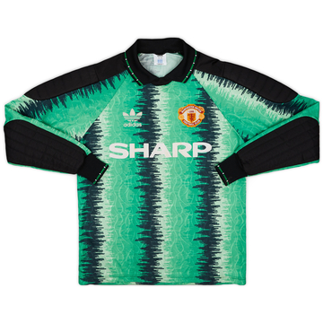 1990-92 Manchester United GK Shirt - 7/10 - (S)