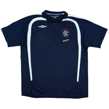 2006-07 Rangers Umbro 1/4 Zip Training Shirt - 9/10 - (L)