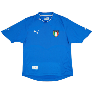 2003-04 Italy Home Shirt #7 - 8/10 - (XL)