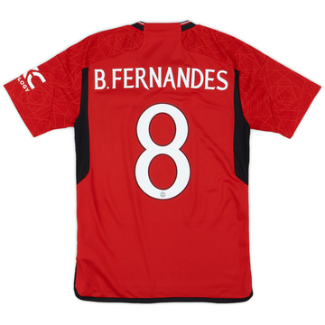 2023-24 Manchester United Home Shirt B.Fernandes #8 - 9/10 - (S)