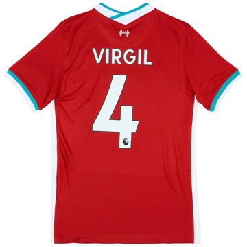 2020-21 Liverpool Home Shirt Virgil #4 (S)