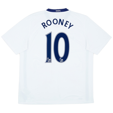2008-10 Manchester United Away Shirt Rooney #10 - 5/10 - (XL)