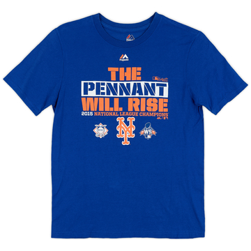2015 New York Mets National League Champions Majestic Tee - 9/10 - (L.Boys)