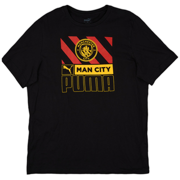 2022-23 Manchester City Puma Cotton Tee - 9/10 - (L)