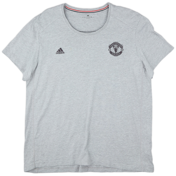 2015-16 Manchester United adidas Cotton Tee - 8/10 - (XXL)