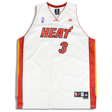 2006-10 Miami Heat Wade #3 adidas Swingman Jersey (Home) Y