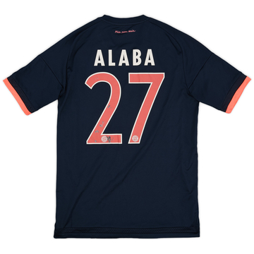 2015-16 Bayern Munich Third Shirt Alaba #27 - 5/10 - (S)