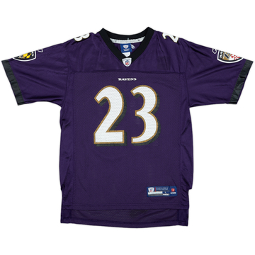 2008-10 Baltimore Ravens McGahee #23 Reebok On Field Home Jersey - 7/10 - (L.Boys)