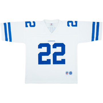 1996-97 Dallas Cowboys Smith #22 NFL Replica Away Jersey - 9/10 - (XL)