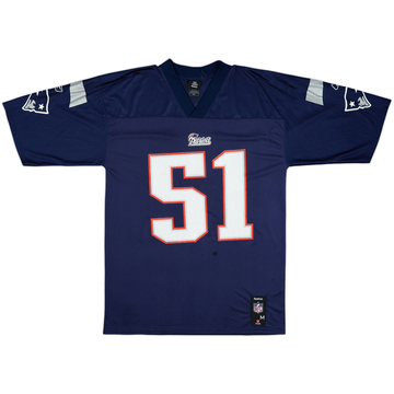2008-11 New England Patriots Mayo #51 Reebok Replica Home Jersey - 7/10 - (M)