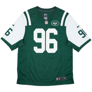 2012-17 New York Jets Wilkerson #96 Nike Game Home Jersey - 6/10 - (L)
