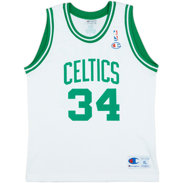 2006-10 Boston Celtics Pierce #34 Champion Home Jersey - 8/10 - (XL.Boys)