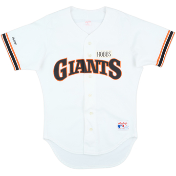 1987-93 San Francisco Giants Rand #24 Rawlings Authentic Home Jersey - 7/10 - (M)