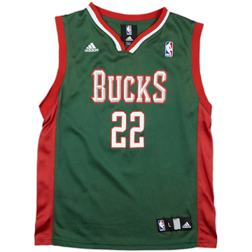 2006-10 Milwaukee Bucks Redd #22 adidas Away Jersey - 6/10 - (L.Boys)