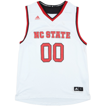 2016-17 North Carolina State Wolfpack #00 adidas Home Jersey - 6/10 - (L)