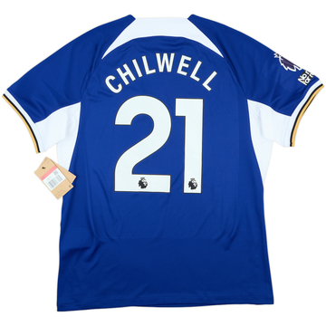 2023-24 Chelsea Home Shirt Chilwell #21 (L)