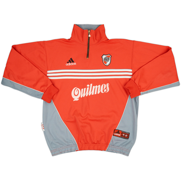 2000-02 River Plate adidas 1/4 Zip Sweat Top - 7/10 - (S)