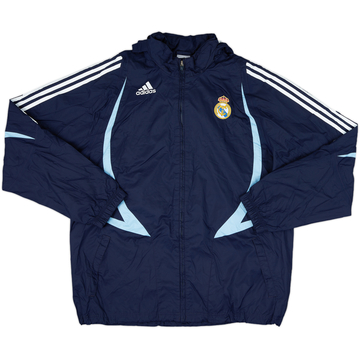 2007-08 Real Madrid adidas Hooded Rain Jacket - 8/10 - (L)
