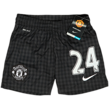 2012-13 Manchester United Away Shorts #24 (Fletcher) (S.Boys)