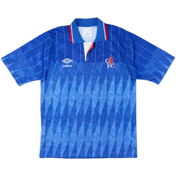 1989-91 Chelsea Home Shirt - 7/10 - (L.Boys)