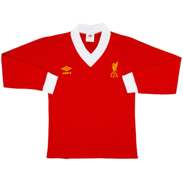 1976-79 Liverpool Home L/S Shirt - 10/10 - (S)