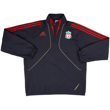 2009-10 Liverpool adidas 1/4 Zip Training Top - 8/10 - (L)
