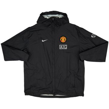 2009-10 Manchester United Nike Hooded Rain Jacket - 8/10 - (XL)