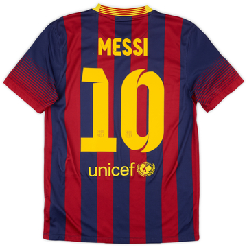 2013-14 Barcelona Home Shirt Messi #10 - 6/10 - (S)