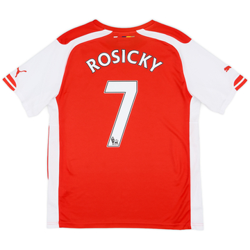 2014-15 Arsenal Home Shirt Rosicky #7