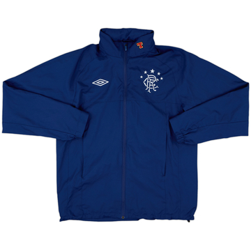 2010-11 Rangers Umbro Hooded Rain Jacket - 8/10 - (M)