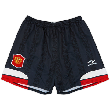 1994-95 Manchester United Alternate Home Shorts - 8/10 - (M)