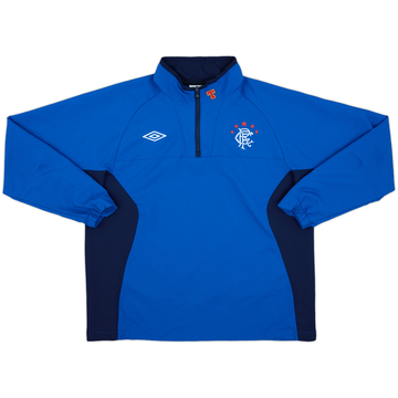2010-11 Rangers Umbro 1/4 Zip Drill Top - 8/10 - (XL)