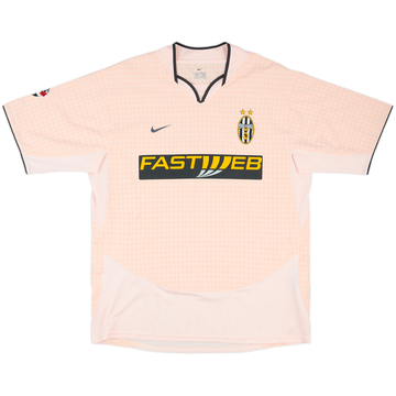 2003-04 Juventus Match Issue Away Shirt #18