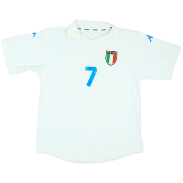 2002 Italy Match Issue Away Shirt #7