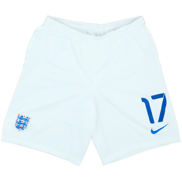 2014-15 England Player Issue Home Shorts #17 - 5/10 - (L)