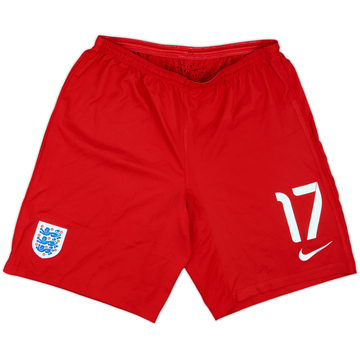 2014-15 England Player Issue Away Shorts #17 - 8/10 - (L)