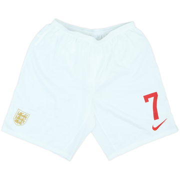 2013-14 England Player Issue Away Shorts #7 - 6/10 - (L)