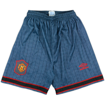 1995-96 Manchester United Away Shorts - 7/10 - (S)