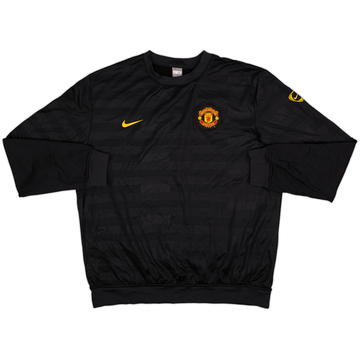 2009-10 Manchester United Nike Sweat Top - 8/10 - (M)