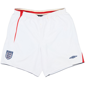 2005-07 England Alternative Home Shorts - 8/10 - (M)