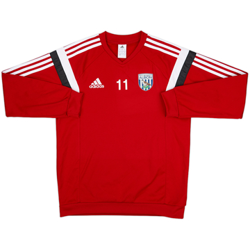 2014-15 West Brom adidas Player Issue Sweat Top #11 (Brunt) - 7/10 - (M)