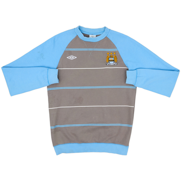2009-10 Manchester City Umbro Sweat Top - 7/10 - (S)