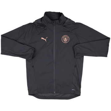 2020-21 Manchester City Puma Hooded Rain Jacket - 10/10 - (S)