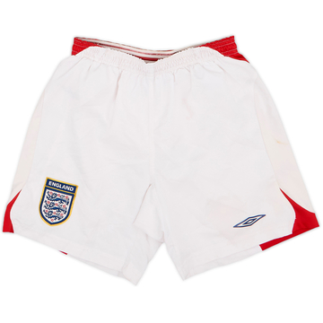 2006-08 England Away Shorts - 9/10 - (L.Boys)