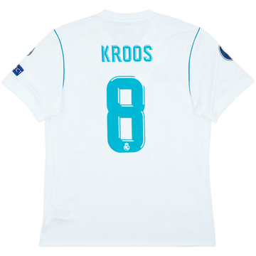 2017-18 Real Madrid Home Shirt Kroos #8 (L)