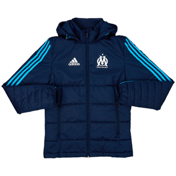 2017-18 Marseille adidas Padded Bench Coat - 9/10 - (XS)