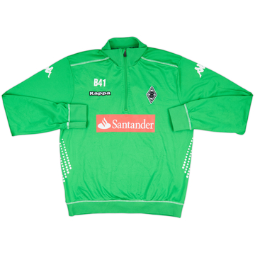 2016-17 Borussia Monchengladbach Kappa Reserve Player Issue 1/4 Zip Drill Top #41 - 9/10 - (L)