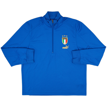 2004-05 Italy Puma 1/4 Zip Training Top - 9/10 - (XXL)