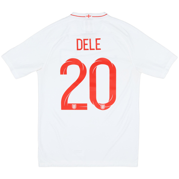 2018-19 England Home Shirt Dele #20 - 7/10 - (M)