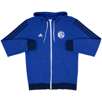 2014-15 Schalke adidas Hooded Track Jacket - 9/10 - (M)